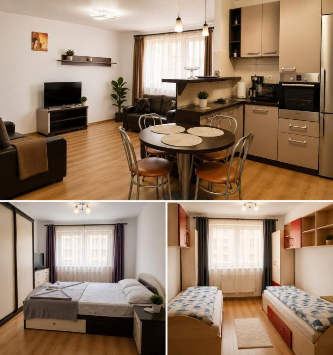 Apartament 3 camere decomandat | 77 mp | 2 dormitoare  | Etaj 2 | 
