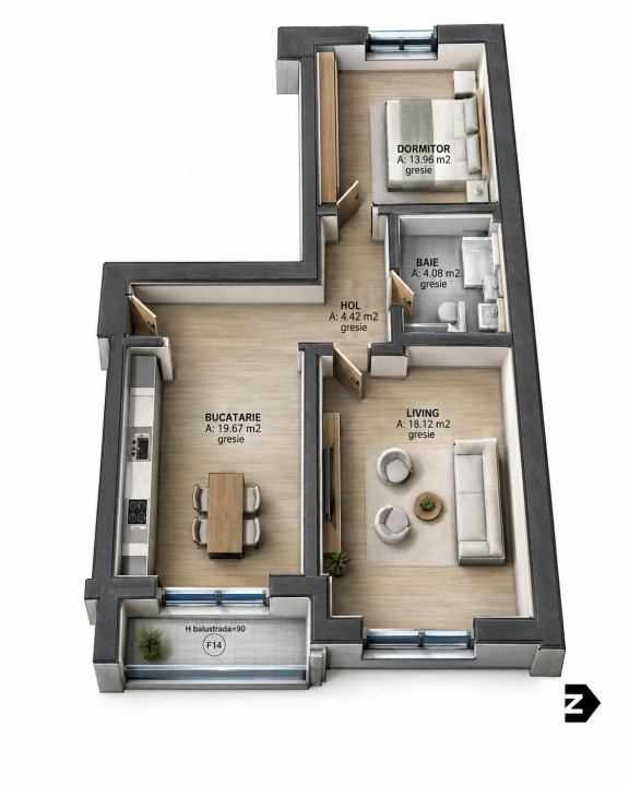 Apartament 2 camere 