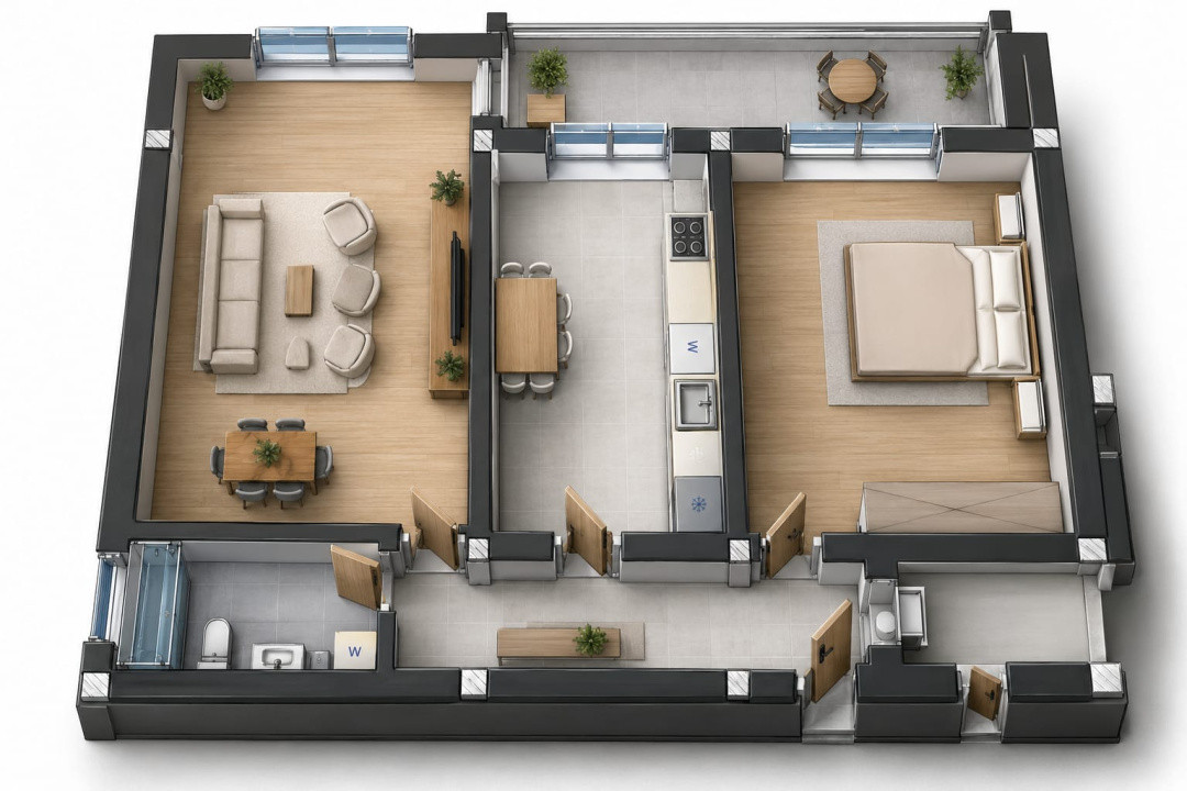 Apartament 2 camere , ansamblu rezidential nou, constructie noua , Selimbar