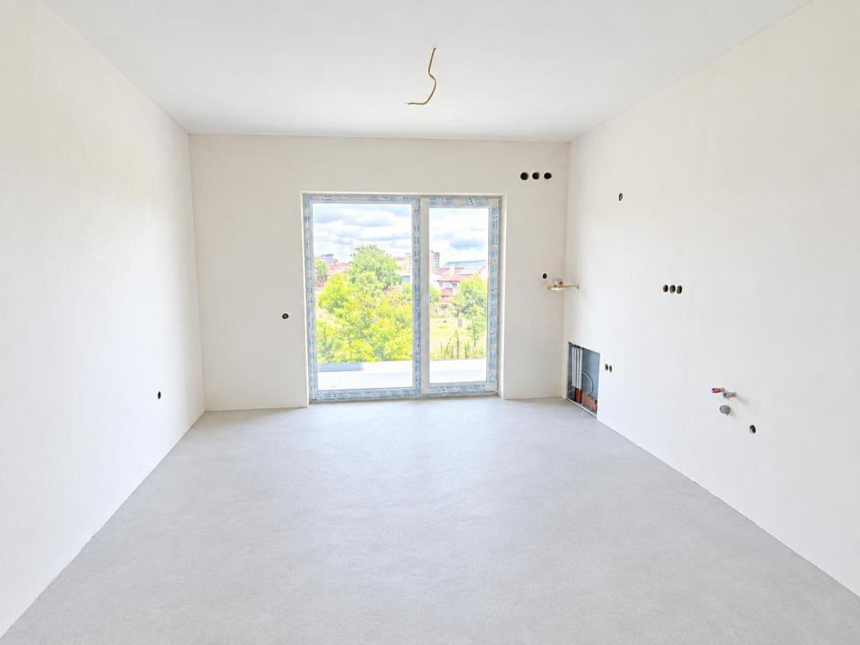 Aparteament 2 camere, decomandat, cu gradina, Selimbar, bloc nou