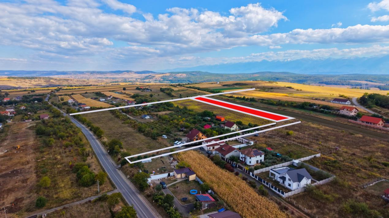 Teren extravilan  arabil 5.000 mp, acces din două drumuri – Daia