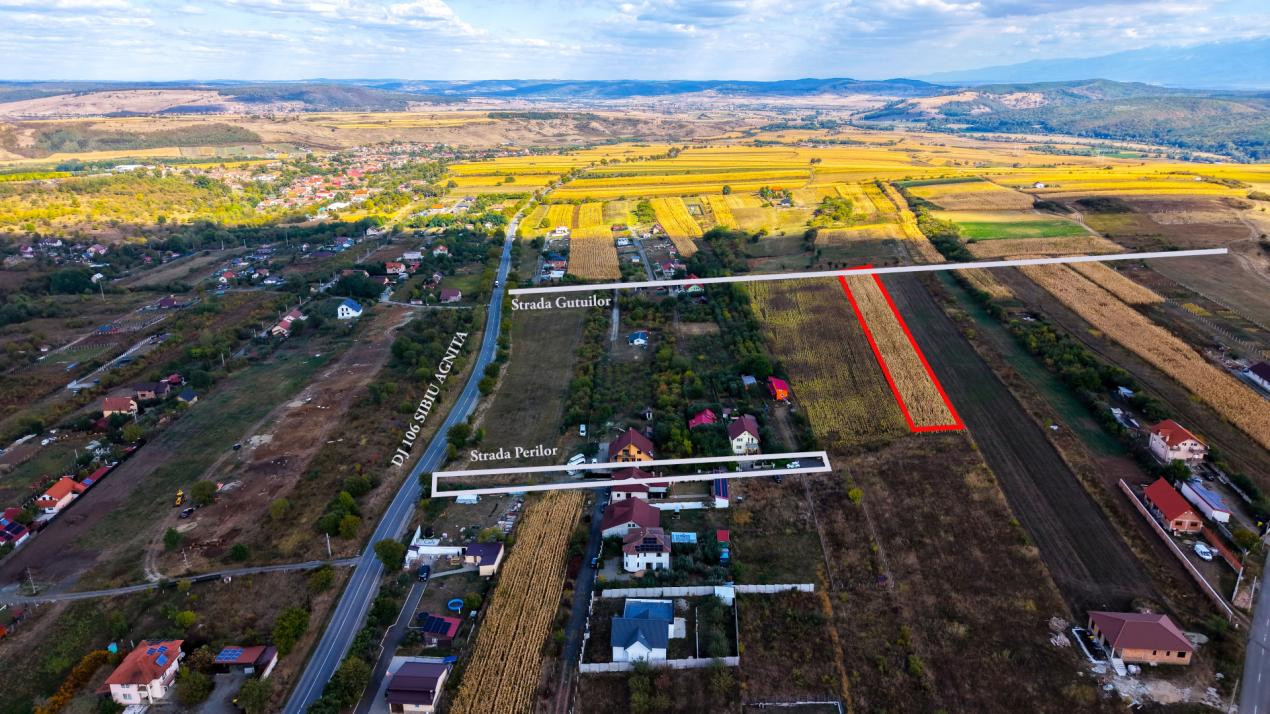 Teren extravilan  arabil 5.000 mp, acces din două drumuri – Daia
