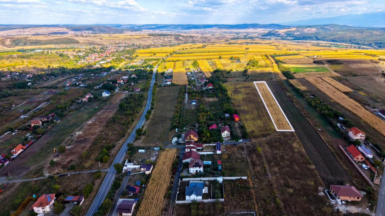 Teren extravilan  arabil 5.000 mp, acces din două drumuri – Daia