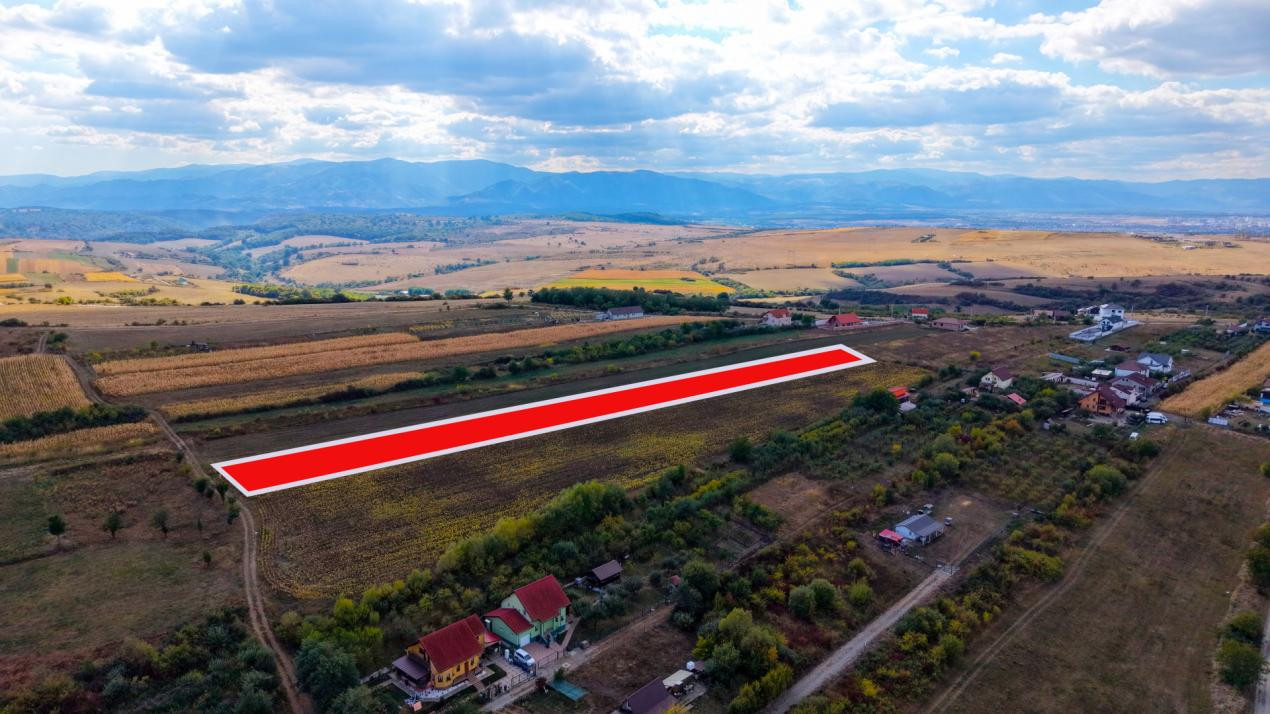 Teren extravilan  arabil 5.000 mp, acces din două drumuri – Daia