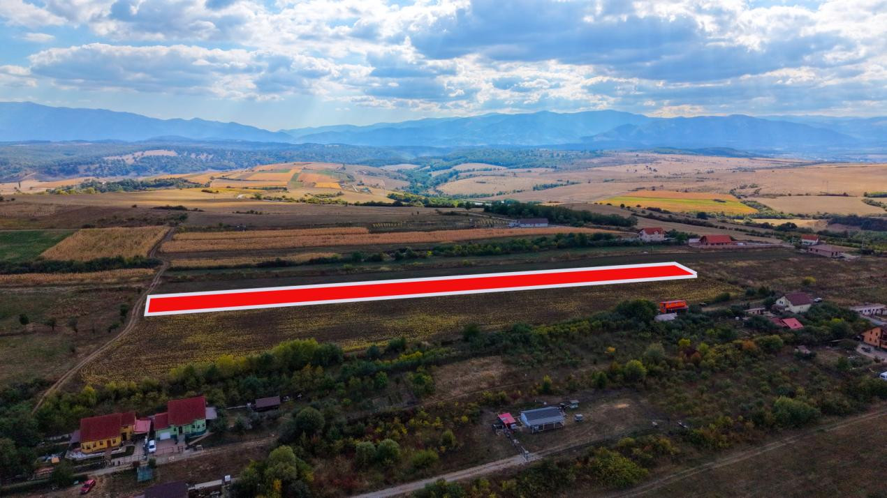 Teren extravilan  arabil 5.000 mp, acces din două drumuri – Daia