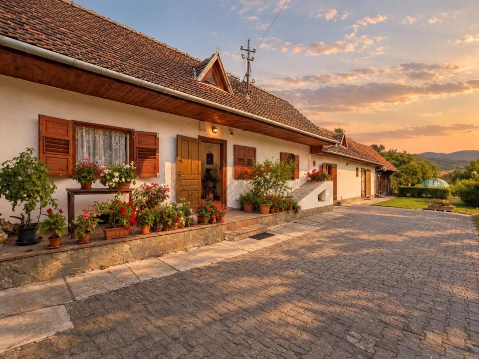 Casă renovată cu teren de 2.440 mp și două fronturi stradale – Crizbav, Brașov