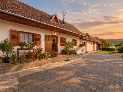 Casă renovată cu teren de 2.440 mp și două fronturi stradale – Crizbav, Brașov