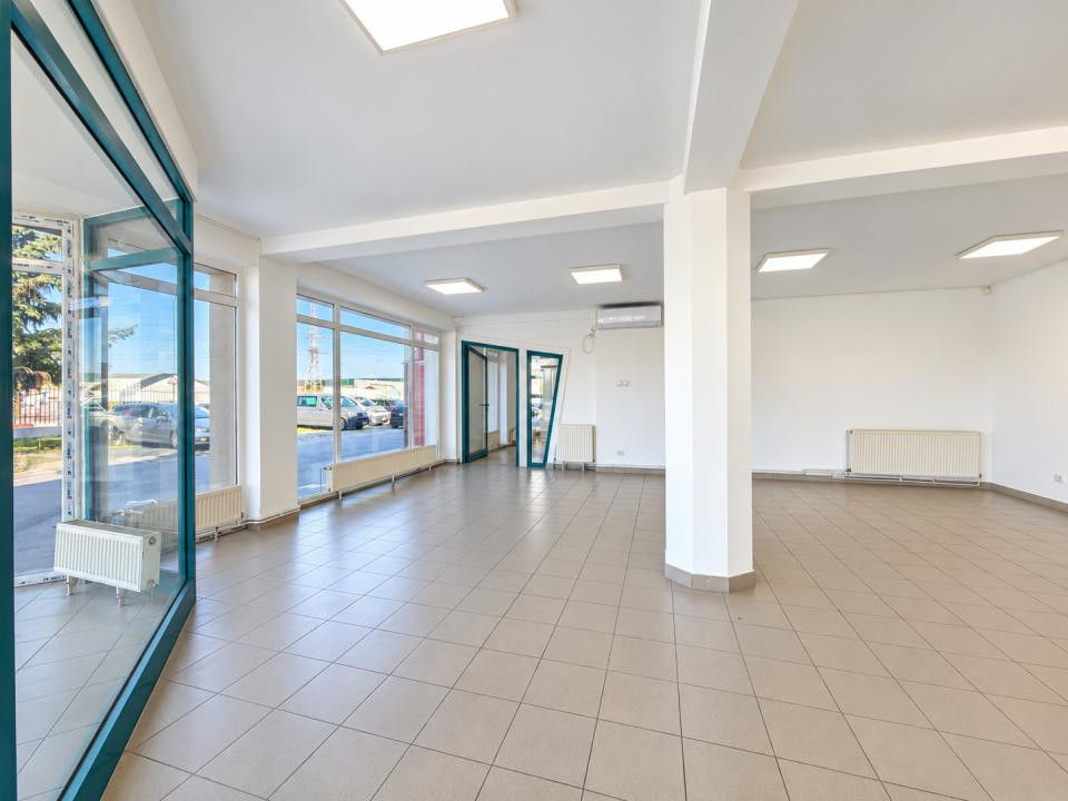 Spațiu depozitare + showroom 664 mp, se inchiriaza si suprafete mai mici