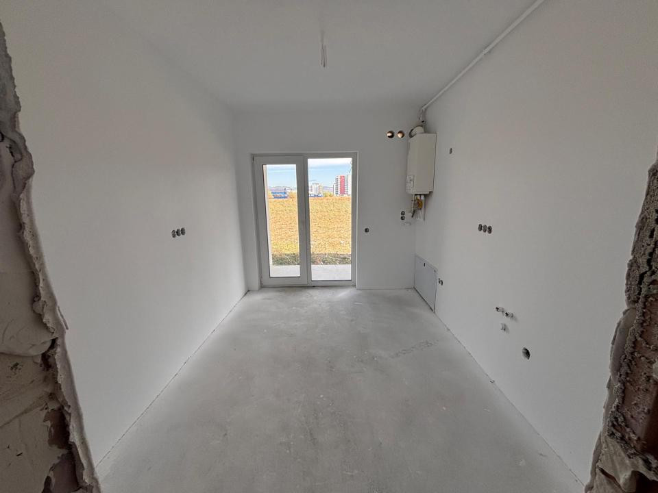 Apartament 2 camere, decomandat, cu gradina, Selimbar, bloc nou