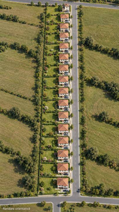 Teren intravilan 413 mp | PUZ aprobat și autorizație de construire | Șelimbăr – 
