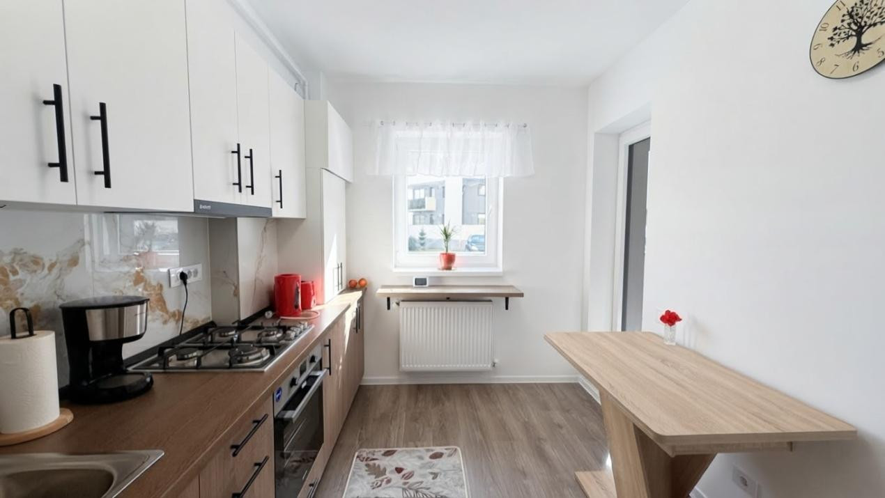 Apartament cu 2 camere și terasă generoasă | Prima închiriere  | Parcare