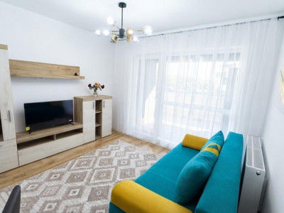 Apartament cu 2 camere și terasă generoasă | Prima închiriere  | Parcare