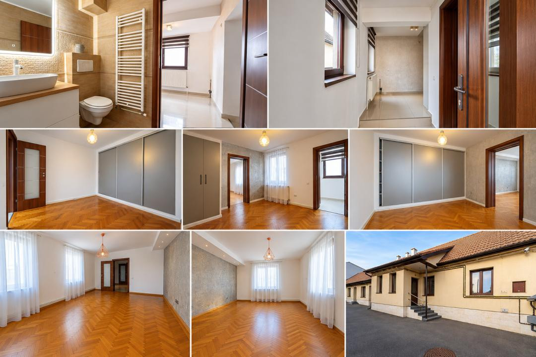 Casă de închiriat, 100 mp, 3 camere | Locuință sau sediu firmă | 650 euro + TVA