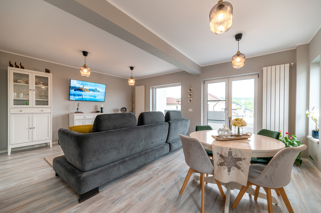 Duplex complet utilat si mobilat - Panoramă deosebită - zona Măgura - Cisnădie