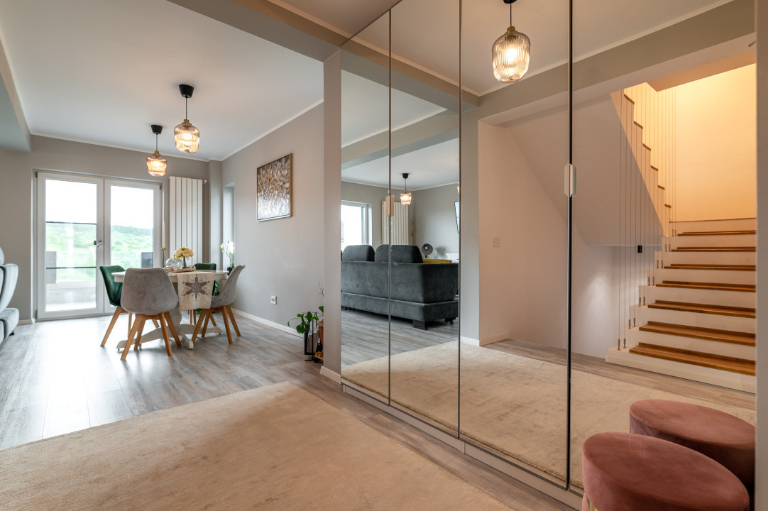 Duplex complet utilat si mobilat - Panoramă deosebită - zona Măgura - Cisnădie