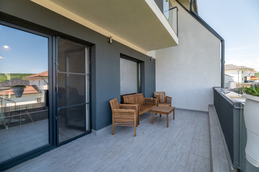 Duplex complet utilat si mobilat - Panoramă deosebită - zona Măgura - Cisnădie