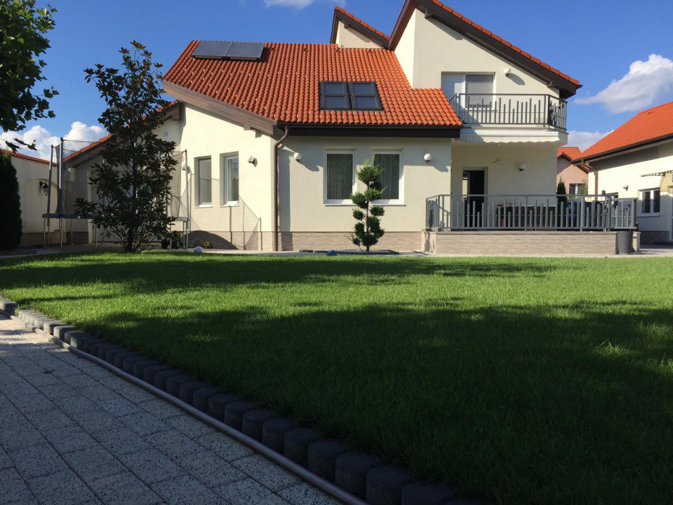 Casă premium de închiriat în Șelimbăr | 2 dormitoare, birou, garaj și facilități