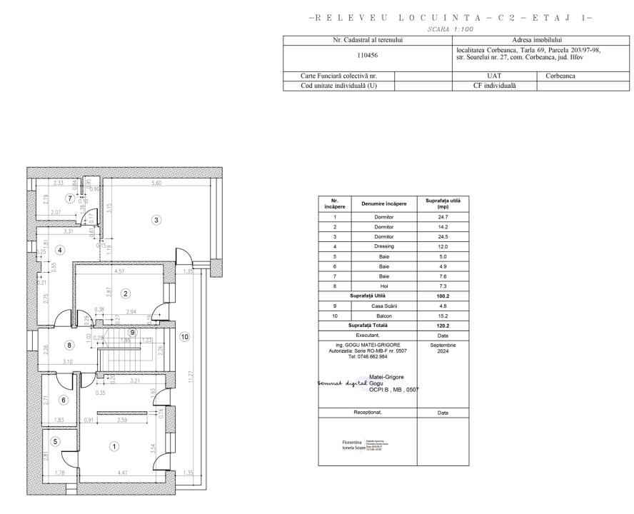 Vila de vanzare*Corbeanca*5 camere*205 mp utili | SOARELUI 27