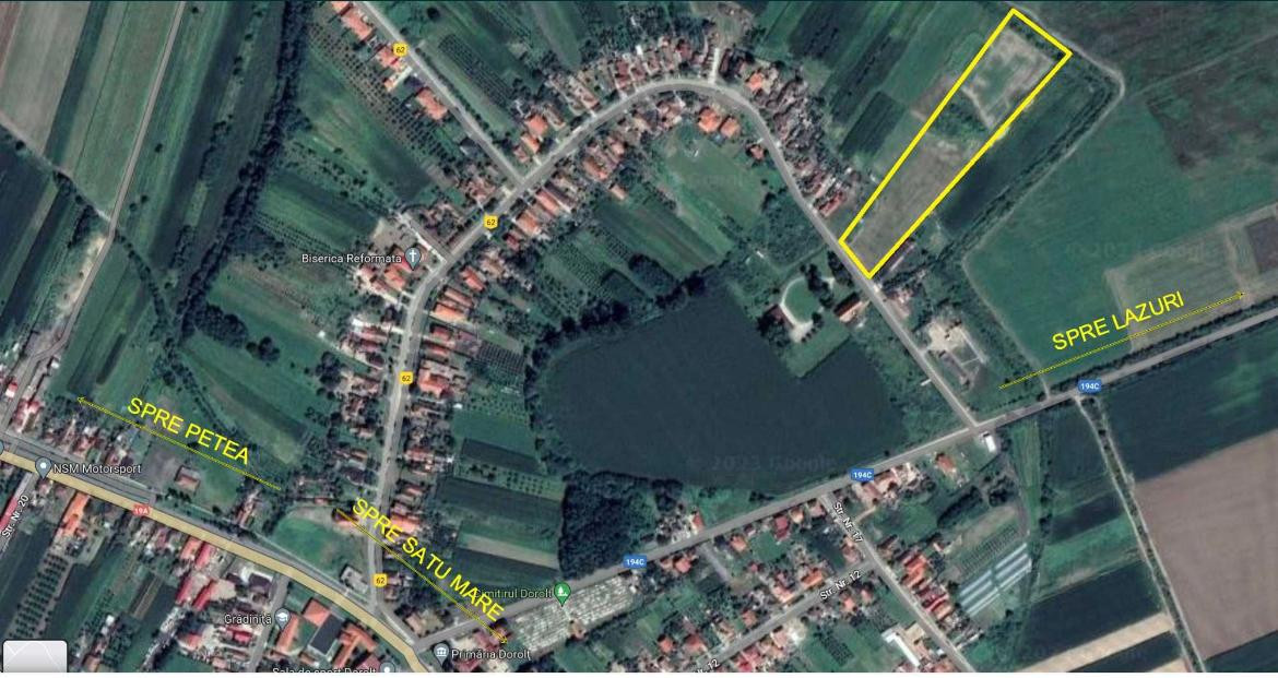 Teren Construcții cu PUZ 38 parcele Dorolț, Satu Mare
