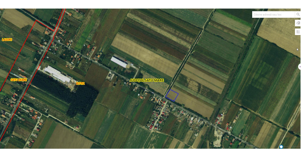 Teren Constructii Intravilan Botiz 1176 euro/AR, str. Sirul Mare