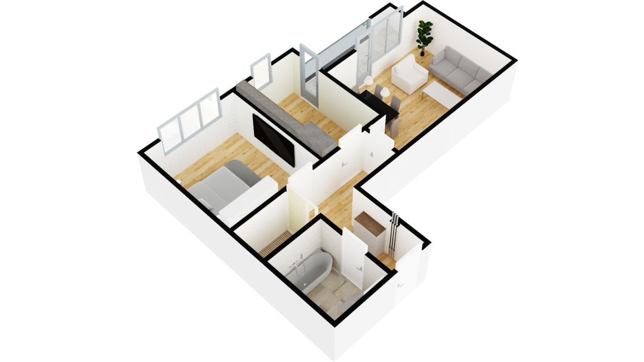 Apartament 2 camere - Nou - Parter - Selimbar