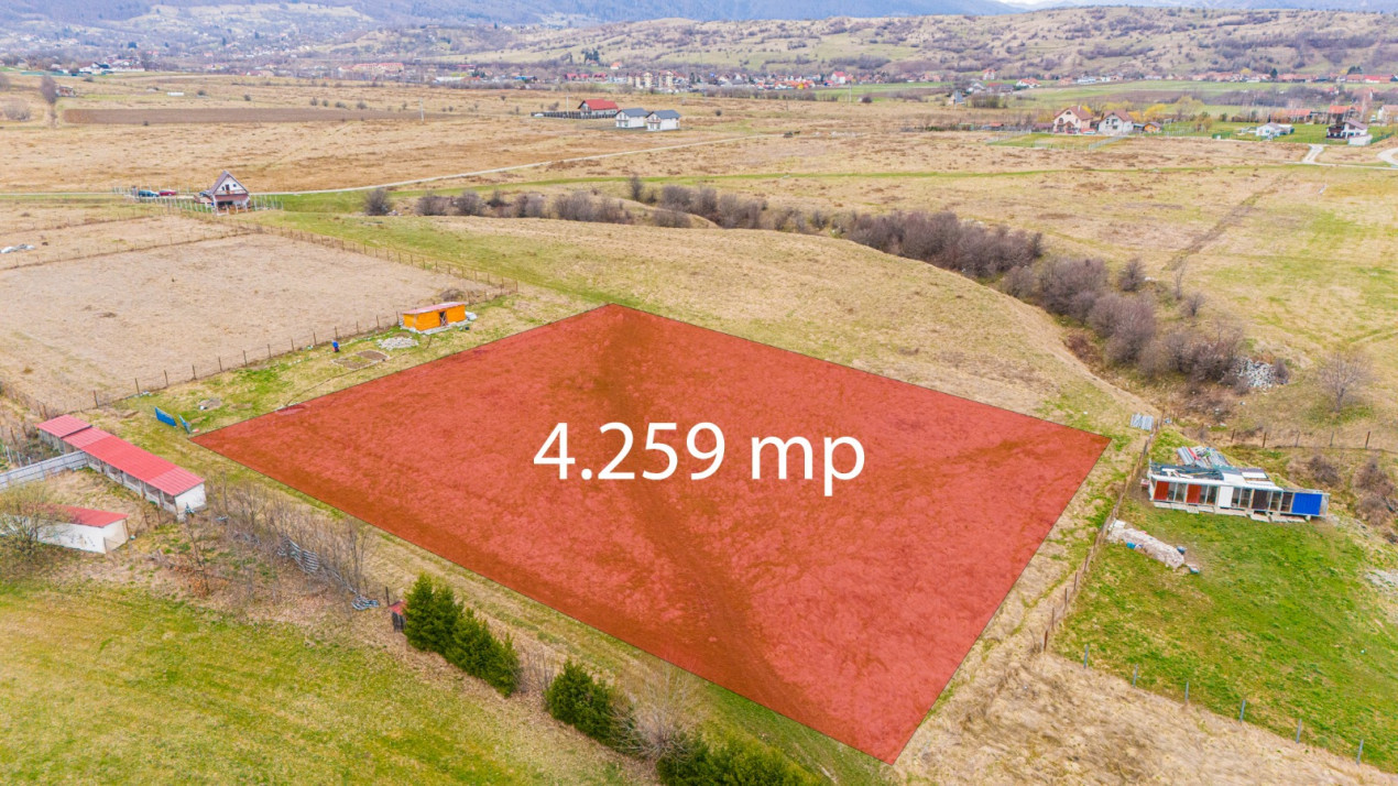 Teren pitoresc, zona superba, 4259 mp - Tohanu Nou, Sohodol