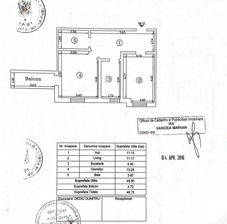 Apartament 2 Camere Decomandat, Etaj 2 - Valea Lupului