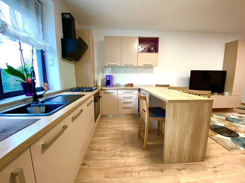 Apartament 3 camere - Grădină 94 mp - Mobilat - Utilat
