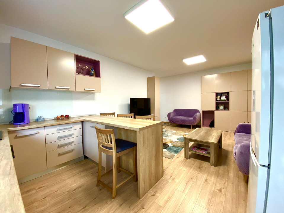 Apartament 3 camere - Grădină 94 mp - Mobilat - Utilat