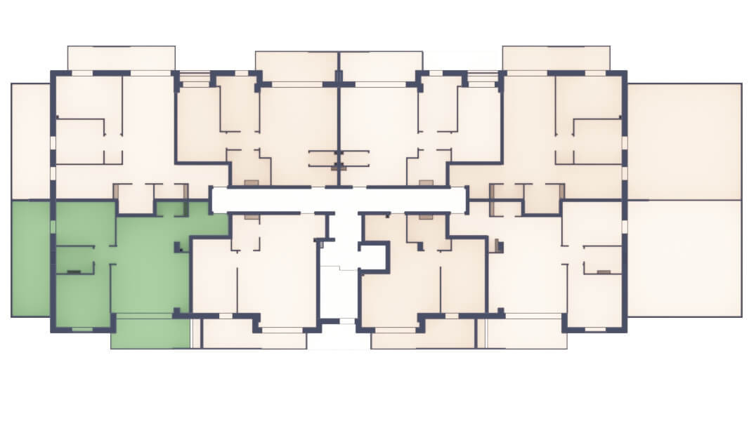 Apartament 3 camere - 2 bai 