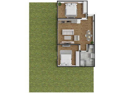 Apartament 3 camere - Nou - 2  bai - Selimbar