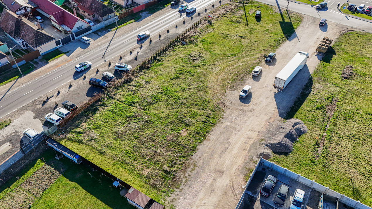 Vanzare 4 parcele teren de cate 592 mp  in Sacele langa Lidl