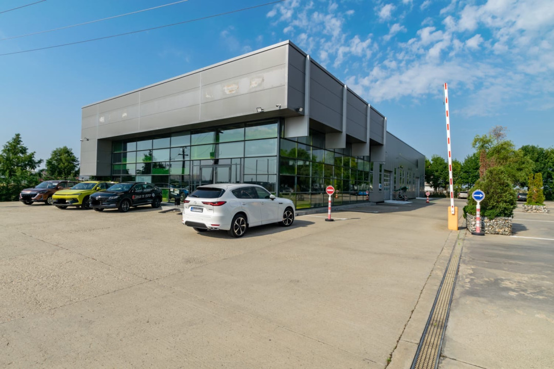 Showroom - Service auto cu structură metalică și dotări avansate 