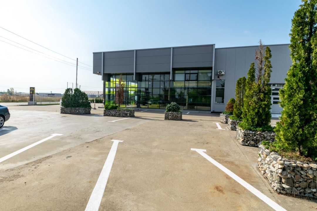 Showroom - Service auto cu structură metalică și dotări avansate 