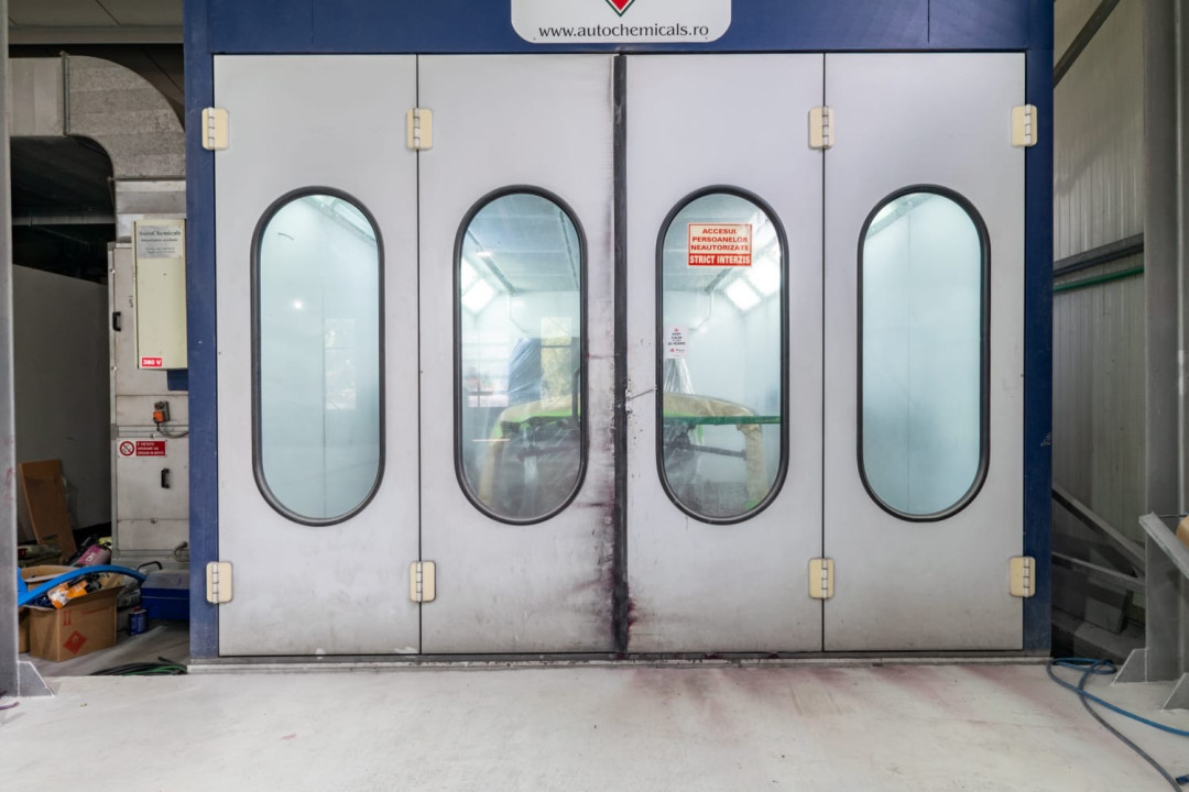 Showroom - Service auto cu structură metalică și dotări avansate 