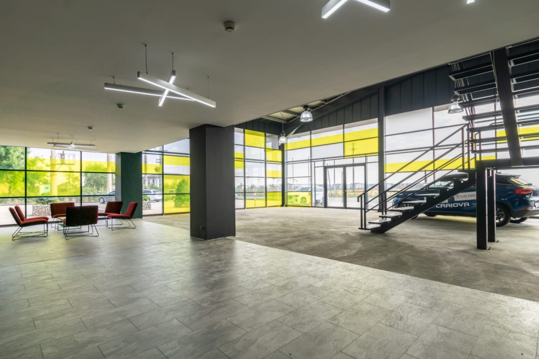 Showroom - Service auto cu structură metalică și dotări avansate 